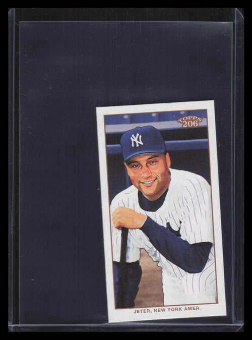 2002 Topps 206 Piedmont Red 236c Derek Jeter Kneeling
