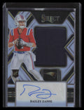 DELETE 141016 2022 Select Jumbo Signature Swatches Prizm Bailey Zappe Rookie Jersey Auto 86/99