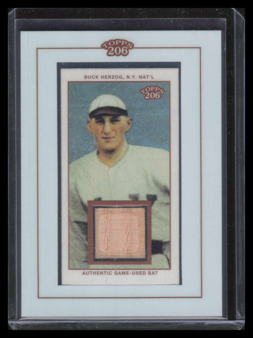 2002 Topps 206 Relics BH Buck Herzog Bat g2