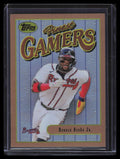 2023 Finest Flashbacks Refractor 48 Ronald Acuna Jr. FG Finest Gamers Bronze