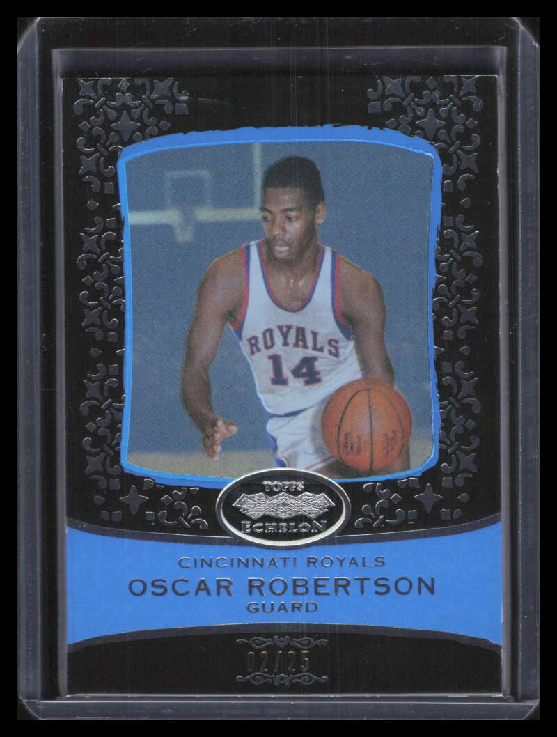 2007-08 Topps Echelon Blue 44 Oscar Robertson 2/25