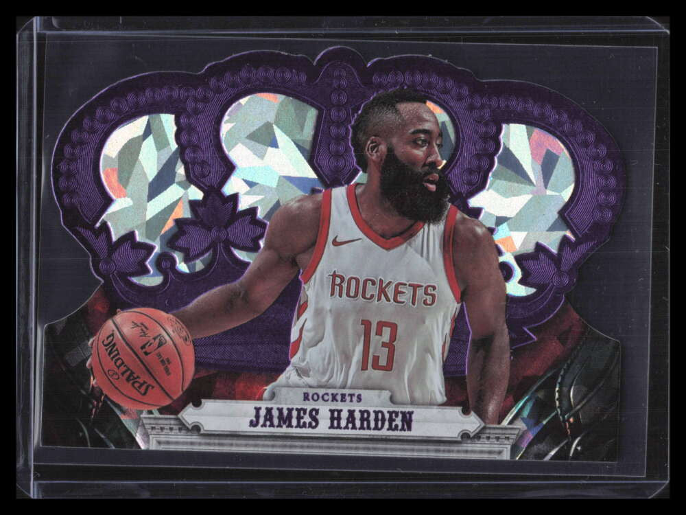 2017-18 Crown Royale Crystal Purple 115 James Harden 6/25