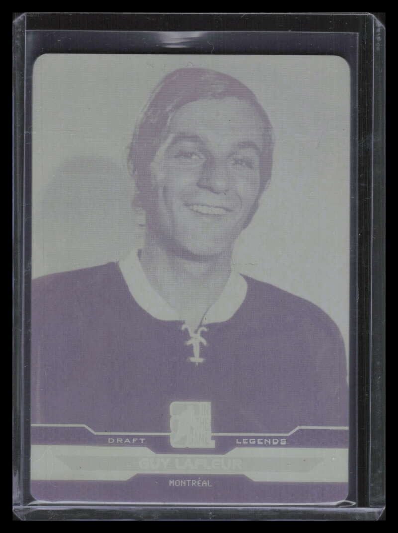 2014-15 ITG Draft Prospects Printing Plate Yellow 83 Guy Lafleur 1/1
