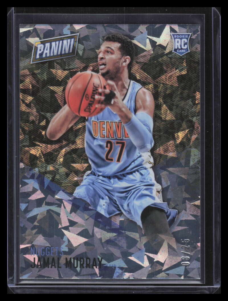 2016-17 Panini Day NBA Cracked Ice 47 Jamal Murray Rookie 8/25