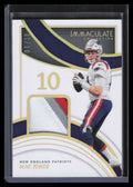 DELETE 141214 2022 Immaculate Collection Numbers Memorabilia 15 Mac Jones Patch 1/10