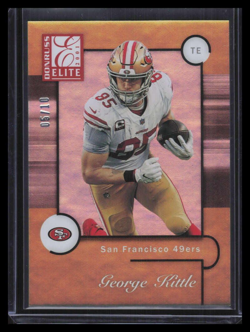 2021 Elite '01 Elite Gold 30 George Kittle 5/10