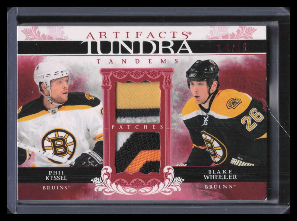 2009-10 Artifacts Tundra Tandems Patches Blake Wheeler Kessel Dual Patch 14/15