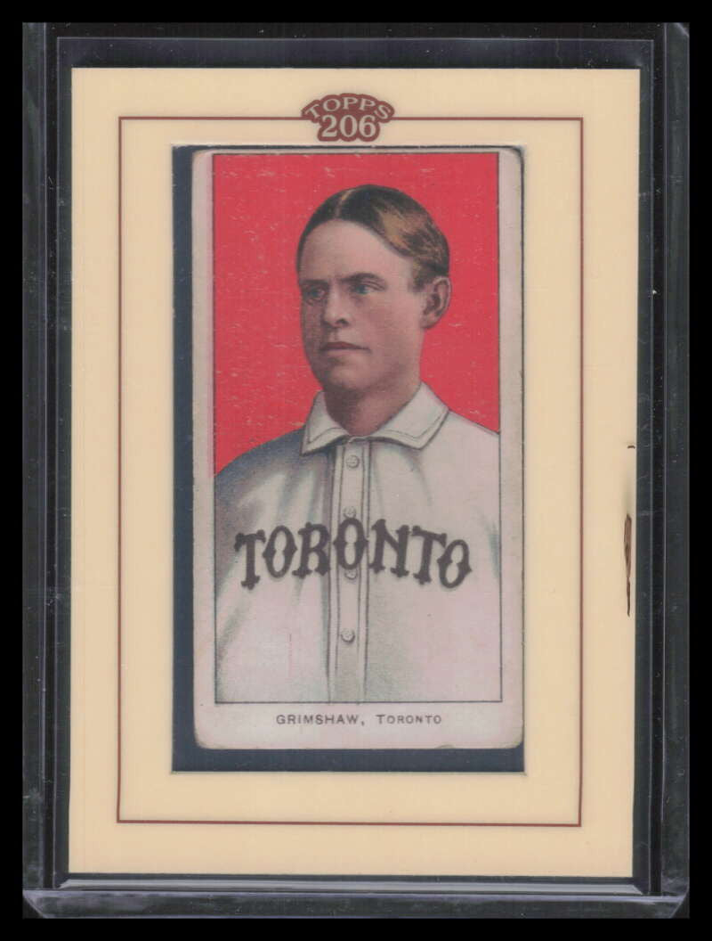 2002 Topps 206 Buyback Moose Grimshaw ML 1909-11 t206 Sweet Caporal