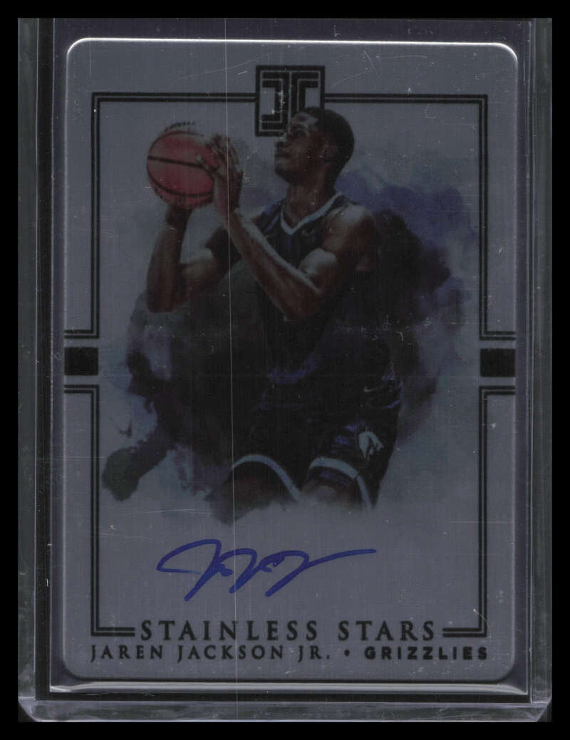 2018-19 Panini Impeccable Stainless Stars Autographs Jaren Jackson RC Auto 65/99