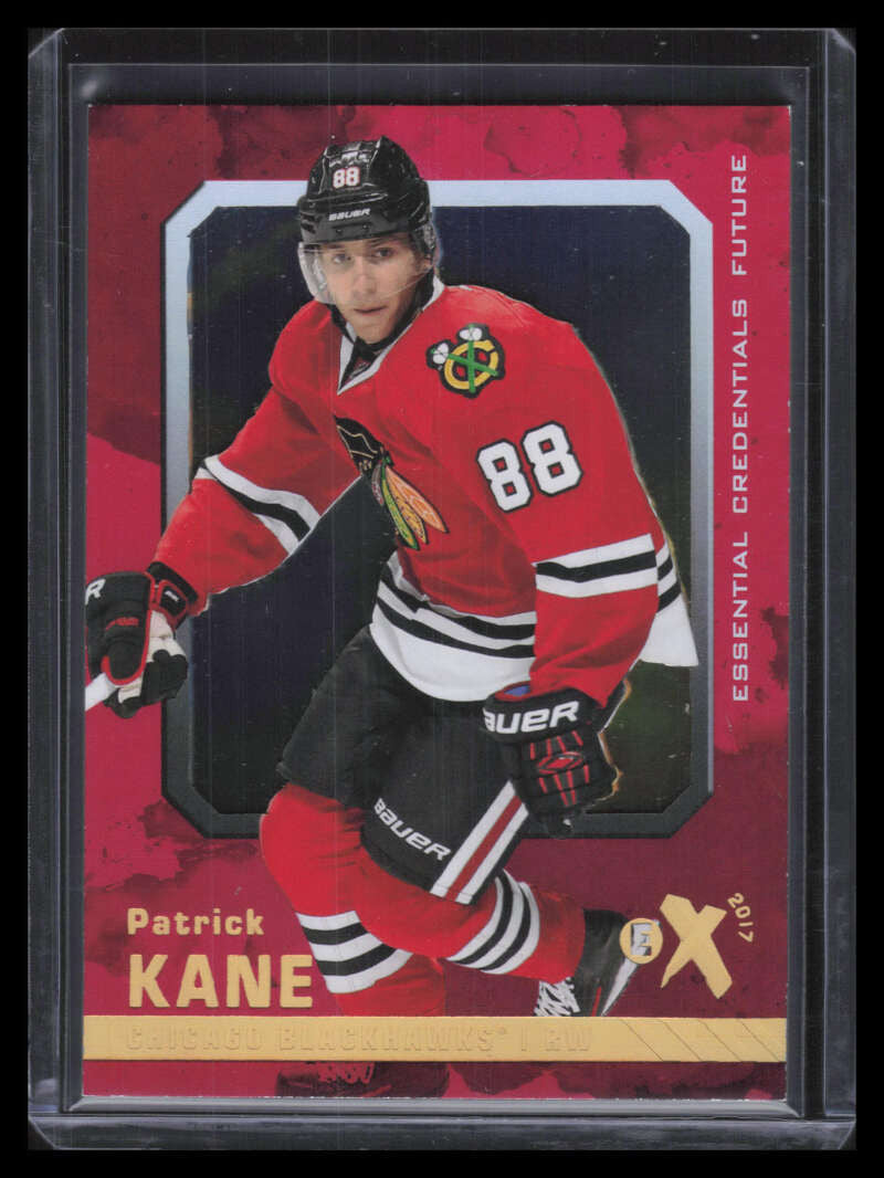 2016-17 Fleer Showcase E-X2017 Essential Credentials Future 6 Patrick Kane 19/37