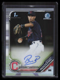 DELETE 141600 2019 Bowman Chrome Prospect Autographs CPABR Brayan Rocchio Rookie Auto