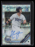 DELETE 141621 2019 Bowman Chrome Autographs Speckle Refractor Nate Lowe Rookie Auto 96/299