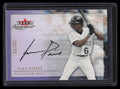 2001 Fleer Autographics Gold 82 Juan Pierre Auto 28/50