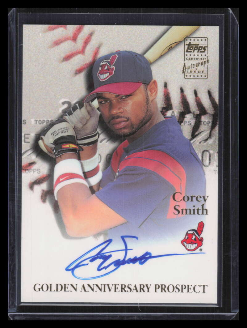 2001 Topps Golden Anniversary Autographs GAACCS Corey Smith Auto i2