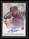 2001 Topps Golden Anniversary Autographs GAACCS Corey Smith Auto i2