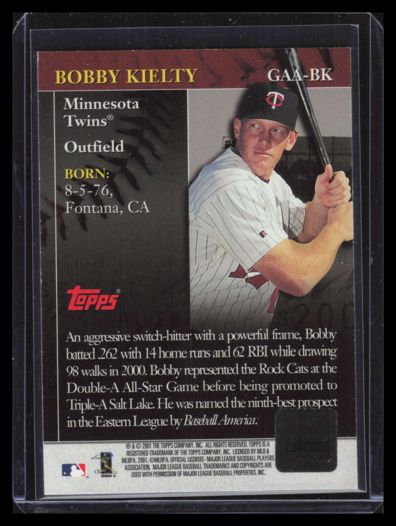 2001 Topps Golden Anniversary Autographs GAABK Bobby Kielty Auto i2