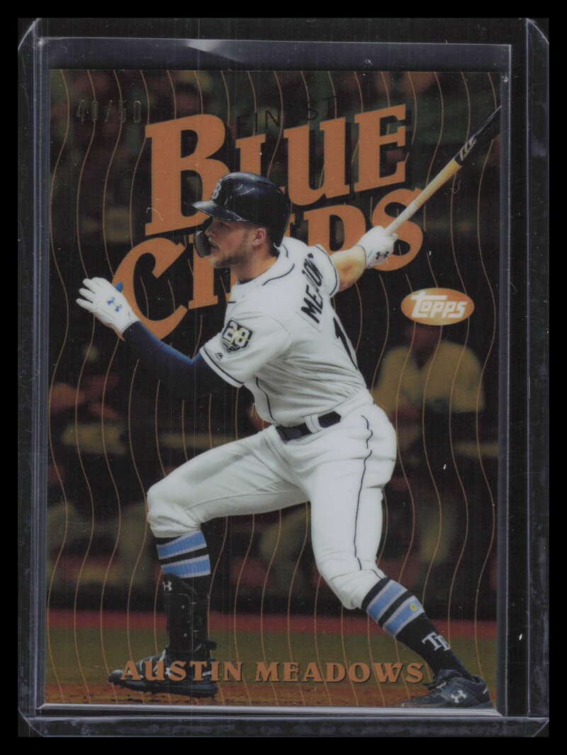 2019 Finest Blue Chips Gold Refractor FBCAM Austin Meadows 40/50