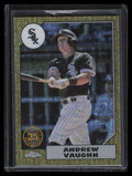2022 Topps Update '87 Silver Pack Chrome Gold Refractor Andrew Vaughn 16/50