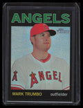2013 Topps Heritage Chrome Black Refractor hc65 Mark Trumbo 53/64