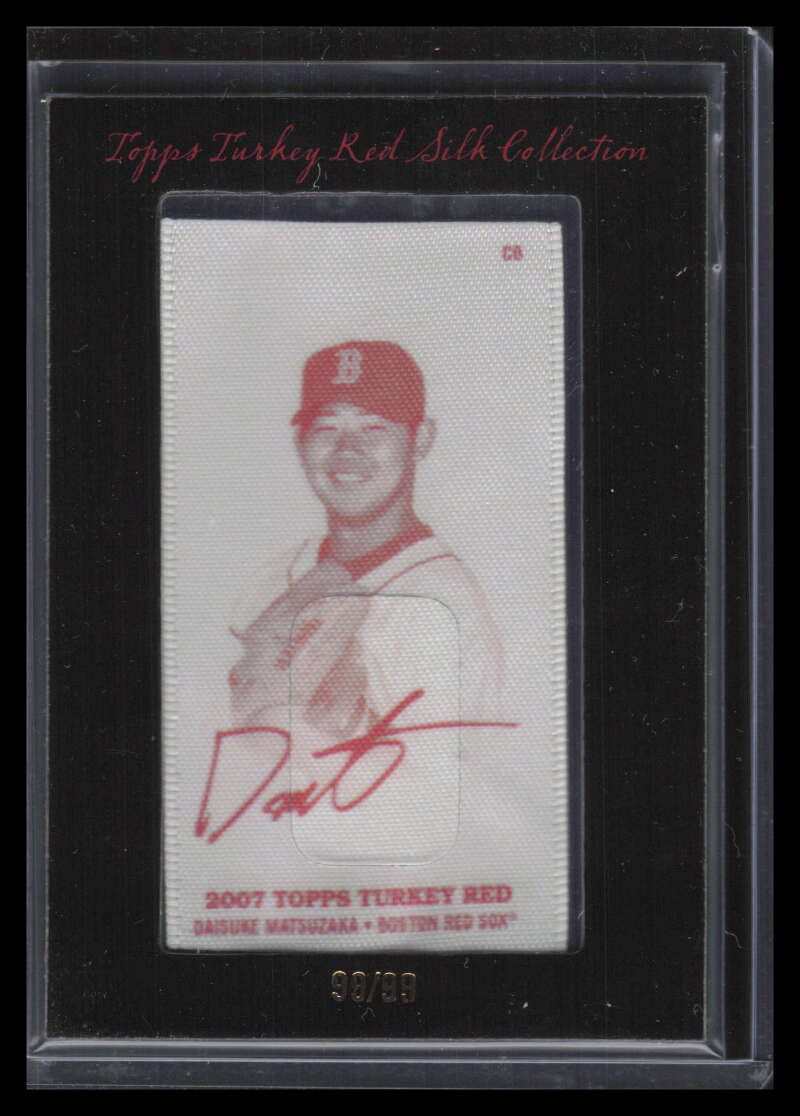DELETE 141787 2007 Topps Turkey Red Silks DM Daisuke Matsuzaka Rookie 99/99