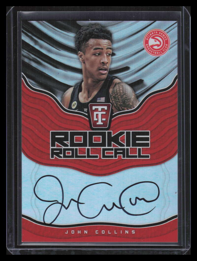 2017-18 Totally Certified Roll Call Autographs 19 John Collins Rookie Auto
