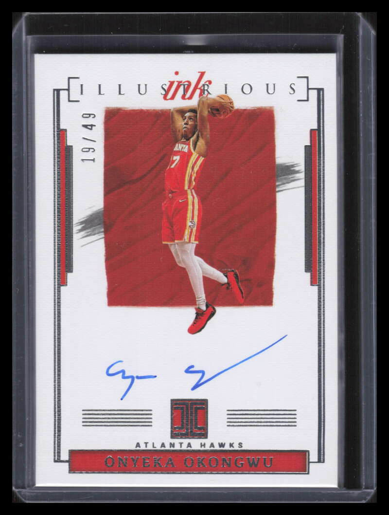 DELETE 141813 2021-22 Panini Impeccable Illustrious Ink 34 Onyeka Okongwu Auto 19/49