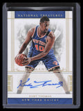2016-17 Panini National Treasures Penmanship Gold 31 Kurt Thomas Auto 9/10