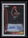 2008-09 Topps Chrome Youthquake Autographs Refractor Thaddeus Young Auto 27/30