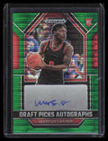 DELETE 141822 2023-24 Panini Prizm Draft Autographs Green Pulsar Marcus Sasser Rookie Auto /25
