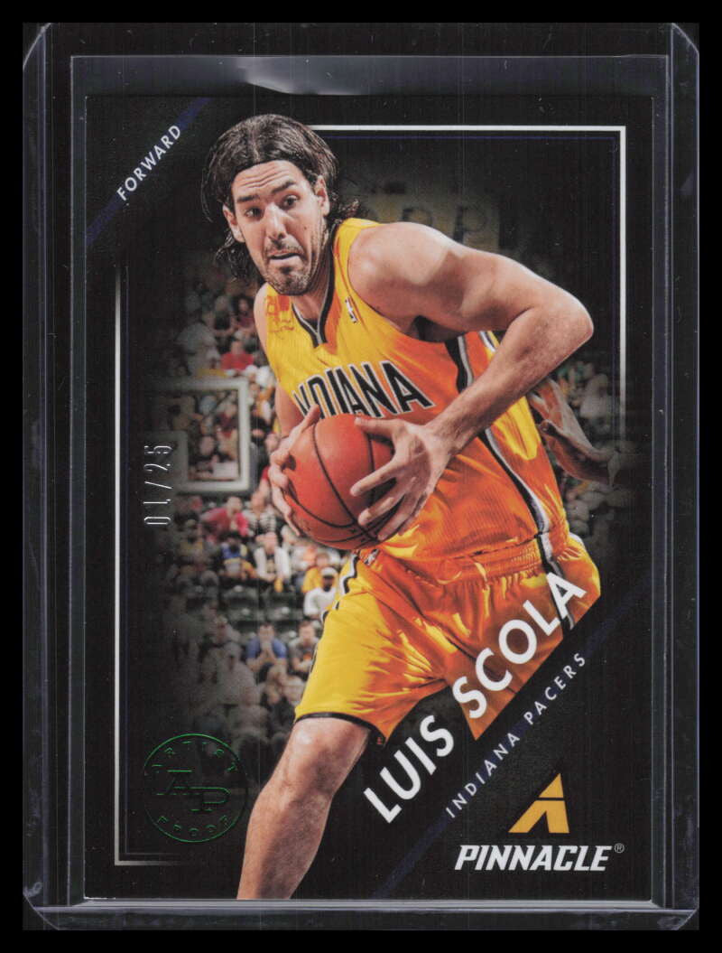 2013-14 Pinnacle Artist's Proofs Green 96 Luis Scola 1/25