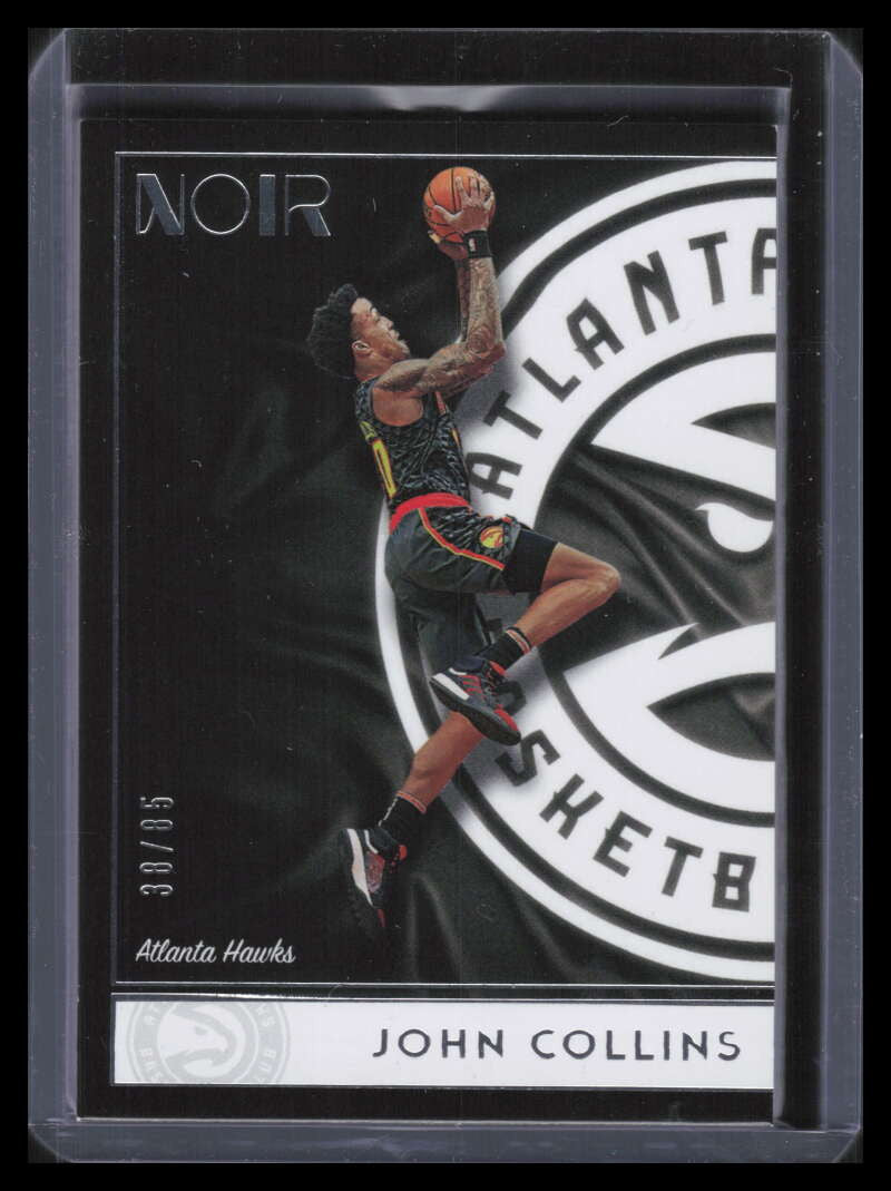 2018-19 Panini Noir 83 John Collins I 38/85 Icon Edition