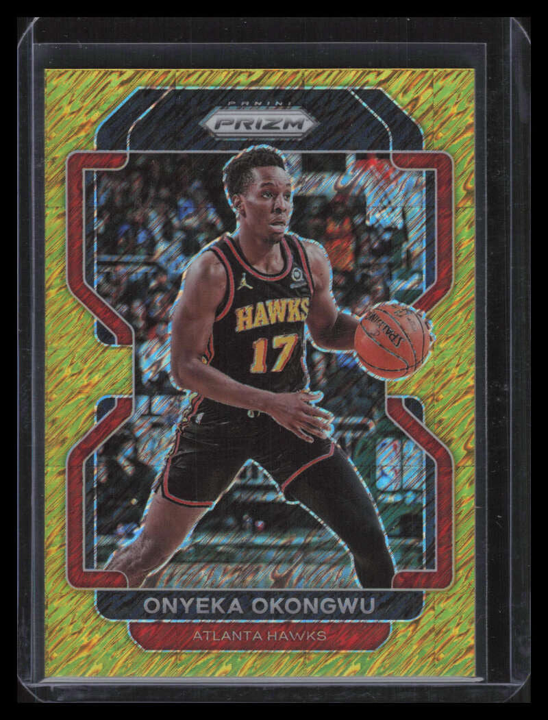 DELETE 141877 2021-22 Panini Prizm Prizms Gold Shimmer Refractor 75 Onyeka Okongwu 2/10