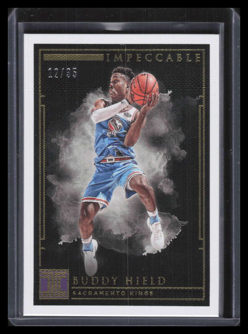 2018-19 Panini Impeccable Gold 45 Buddy Hield 12/35