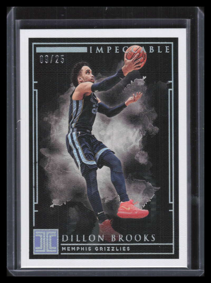 2018-19 Panini Impeccable Holo Silver 81 Dillon Brooks 9/25