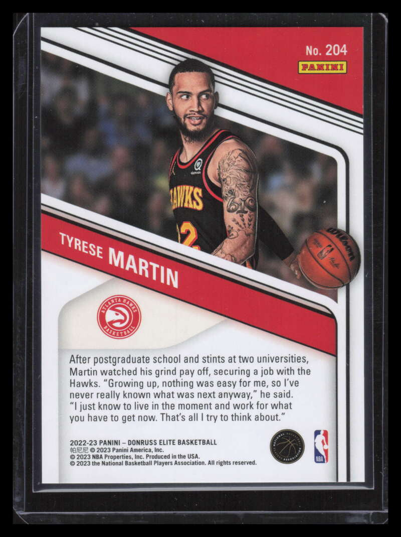 2022-23 Elite FOTL Platinum 204 Tyrese Martin Rookie 3/3