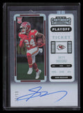 2022 Panini Contenders Playoff Ticket 134a Skyy Moore Rookie Auto 30/99