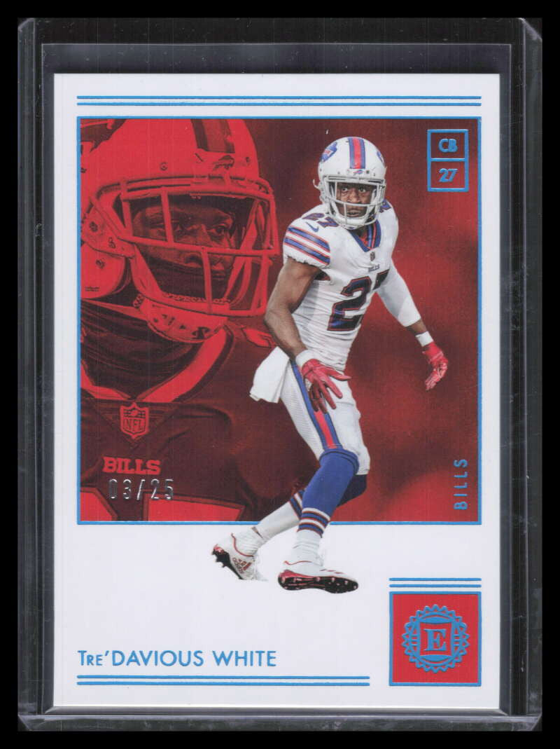 2018 Panini Encased Sapphire 3 Tre'Davious White 3/25