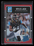 2016 Donruss Optic Red Refractor 187 Myles Jack RR Rated Rookie 75/99