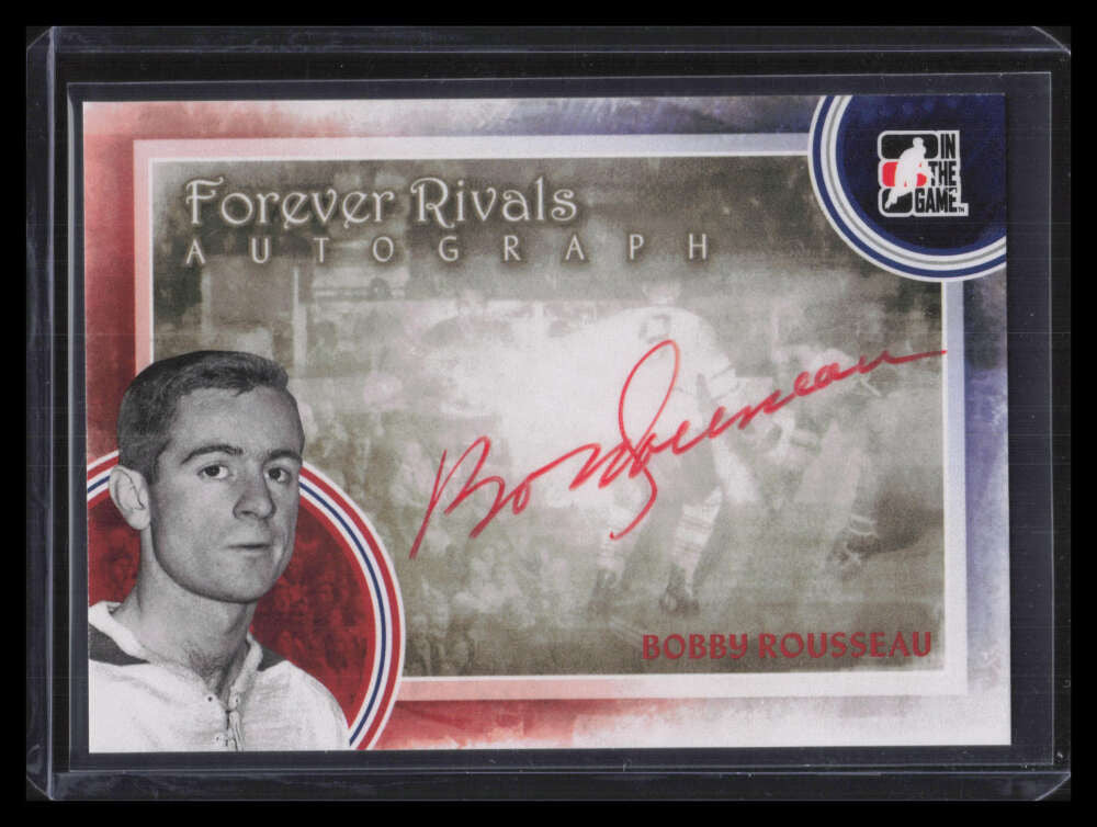 2012-13 ITG Forever Rivals Autographs ABR Bobby Rousseau Auto