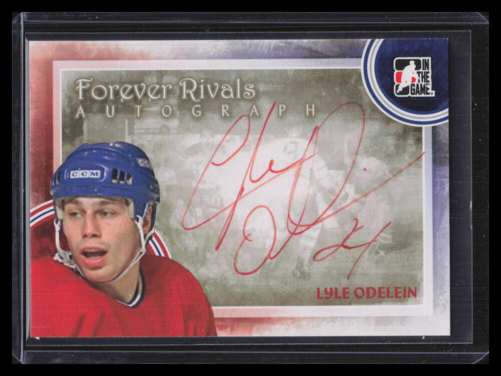 2012-13 ITG Forever Rivals Autographs ALO Lyle Odelein Auto