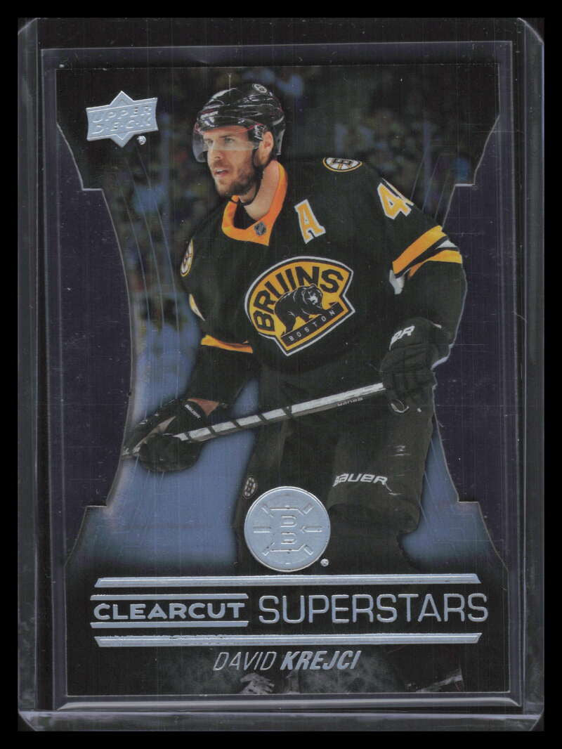 2015-16 Upper Deck Clear Cut Superstars ccs38 David Krejci