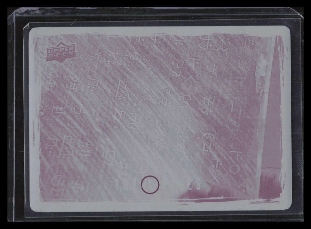 2019 Upper Deck X-Files UFOs Aliens Printing Plate Magenta 271 Provenance 1/1