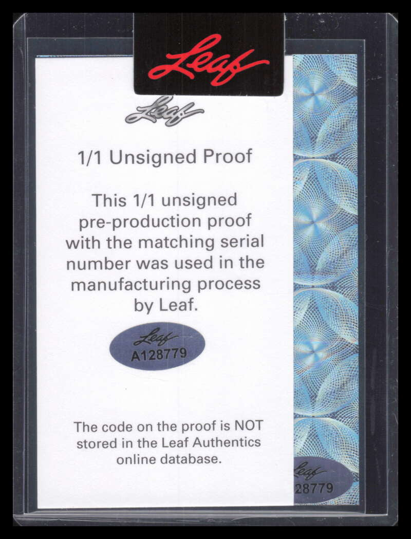 2023 Leaf Metal Pop Century Walk of Fame Purple Unsigned Proof Charlie Sheen 1/1