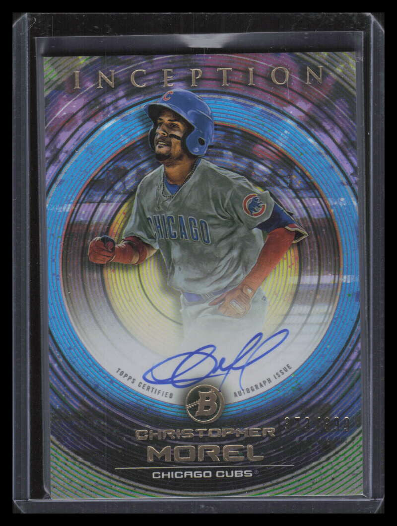 2022 Bowman Inception Autographs PACML Christopher Morel Rookie Auto 373/399