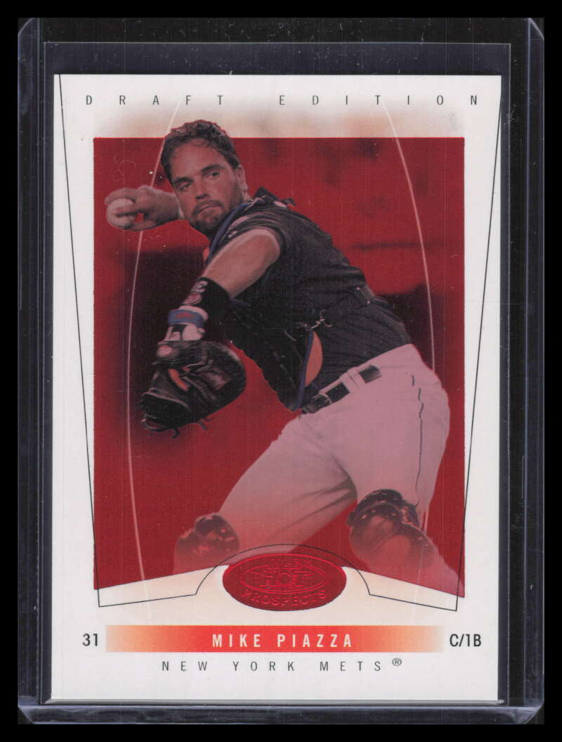 2004 Hot Prospects Draft Red Hot 14 Mike Piazza 64/150