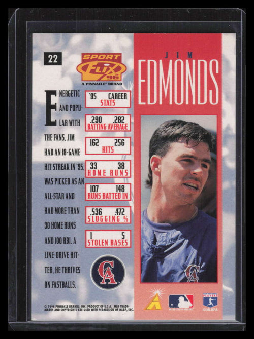 1996 Sportflix Artist's Proofs 22 Jim Edmonds