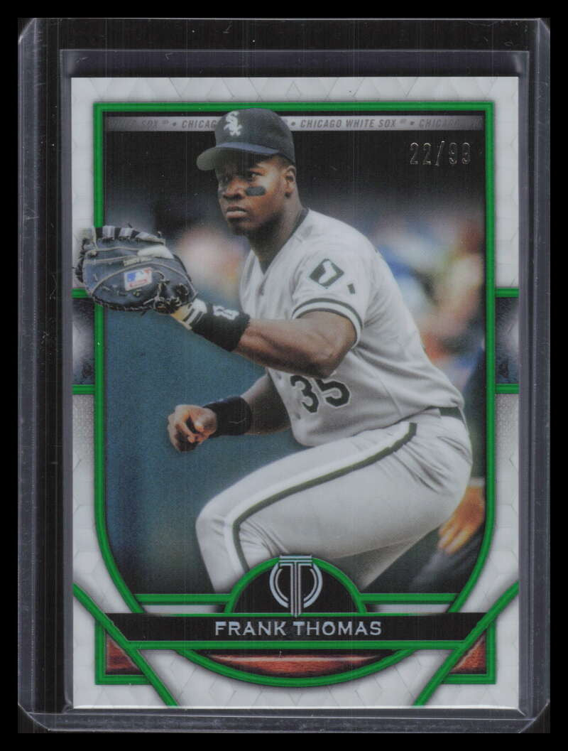 2021 Topps Tribute Green 26 Frank Thomas 22/99