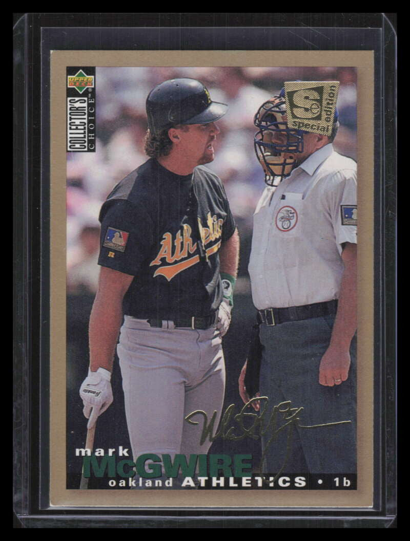 1995 Collector's Choice SE Gold Signature 45 Mark McGwire