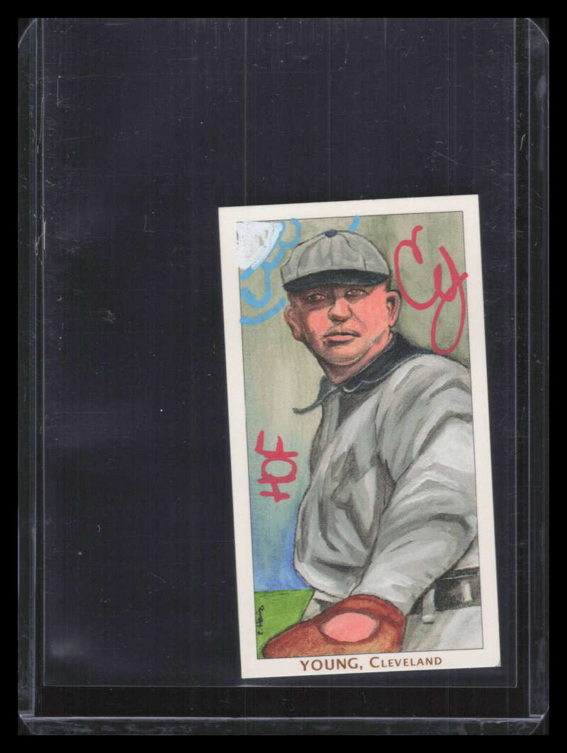 2022 Historic Autographs Cy Young Hand Enhanced Art 1/1