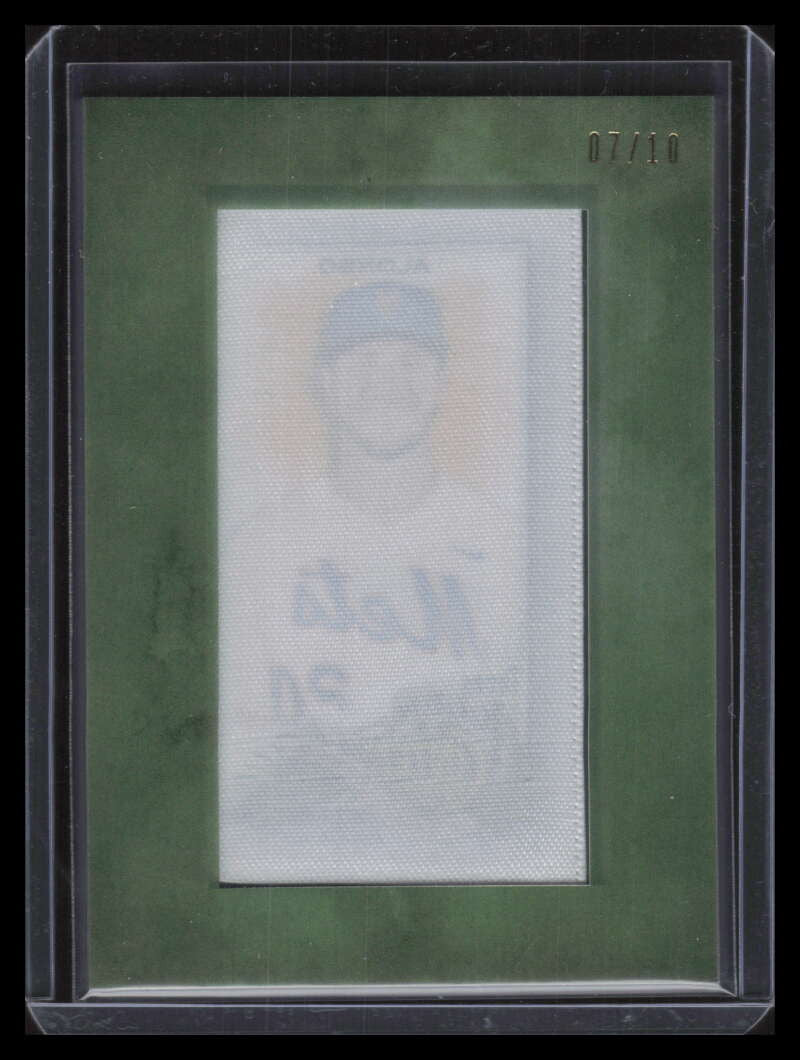 2022 Topps Allen and Ginter Mini Cloth Silk 29 Pete Alonso 7/10
